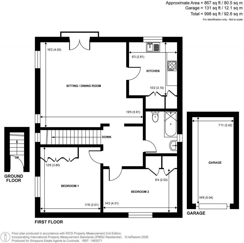 Floorplans For High Road, Byfleet, Surrey