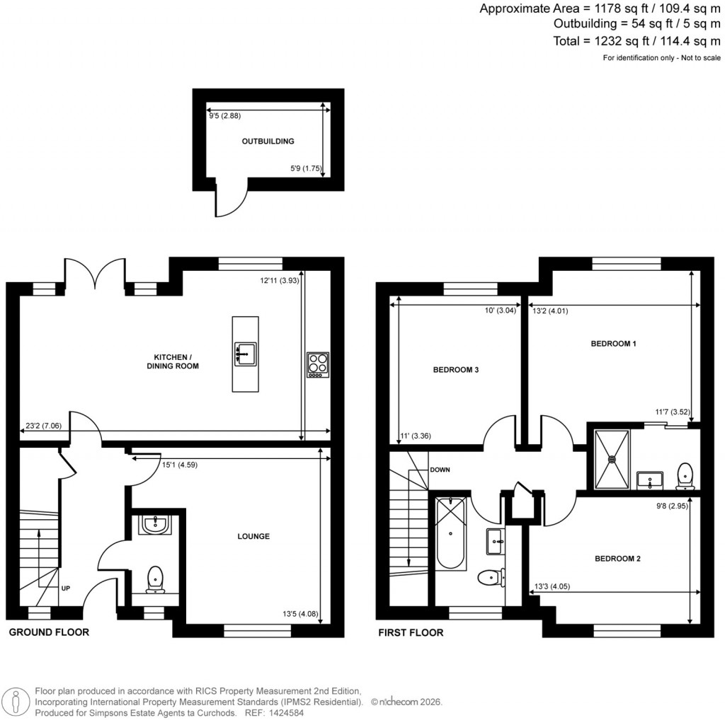 Floorplans For Ashview Gardens, New Haw, Surrey
