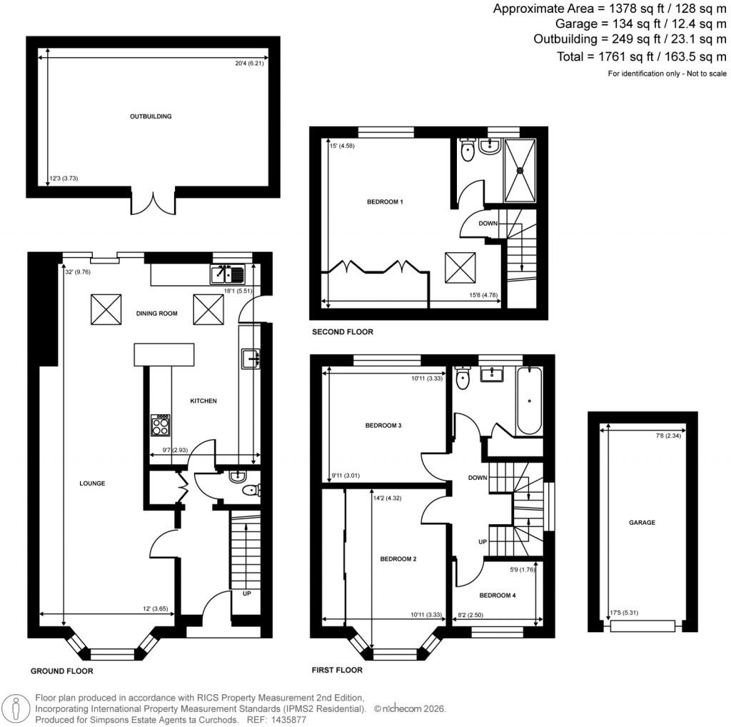 Floorplans For New Haw, Surrey