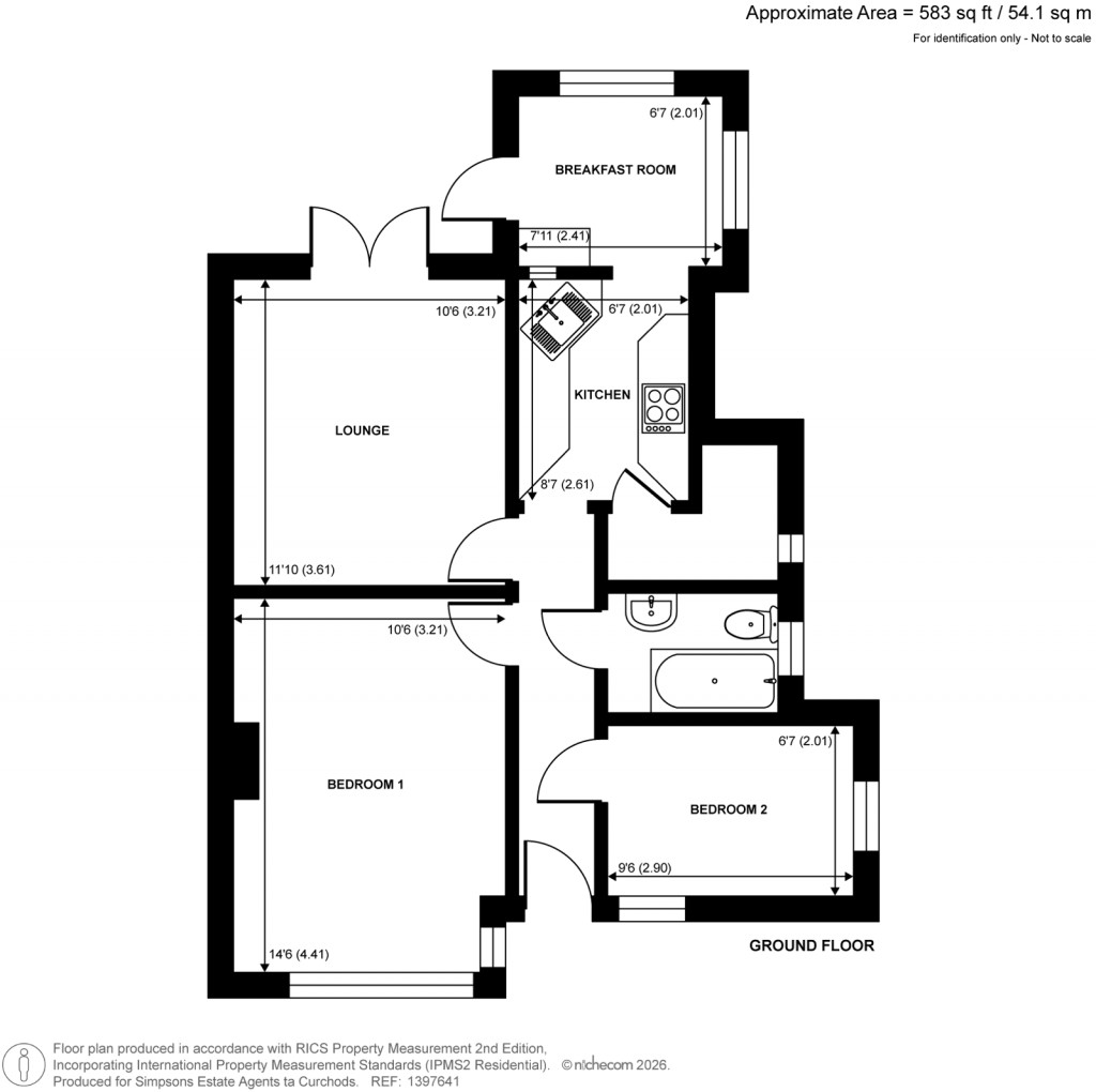 Floorplans For Woodham Lane, New Haw, Surrey