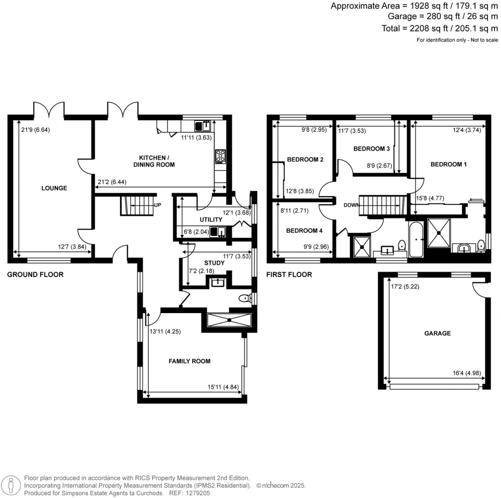 Floorplans For Fairwater Drive, New Haw, KT15