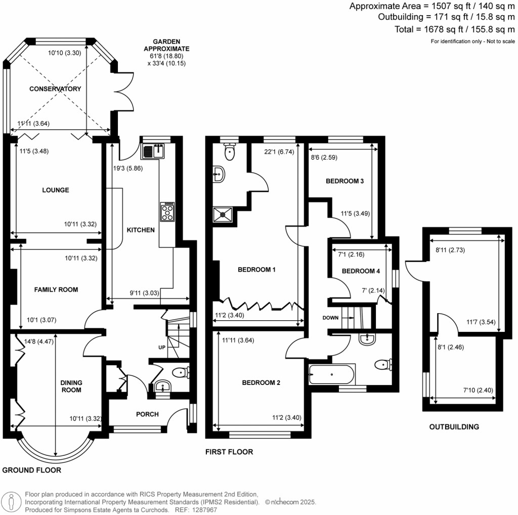 Floorplans For Woodham Lane, New Haw, KT15