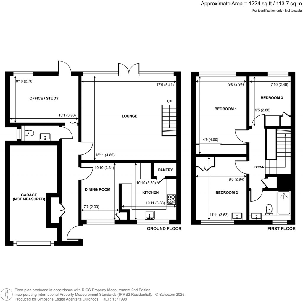 Floorplans For Crouch Oak Lane, Addlestone, Surrey