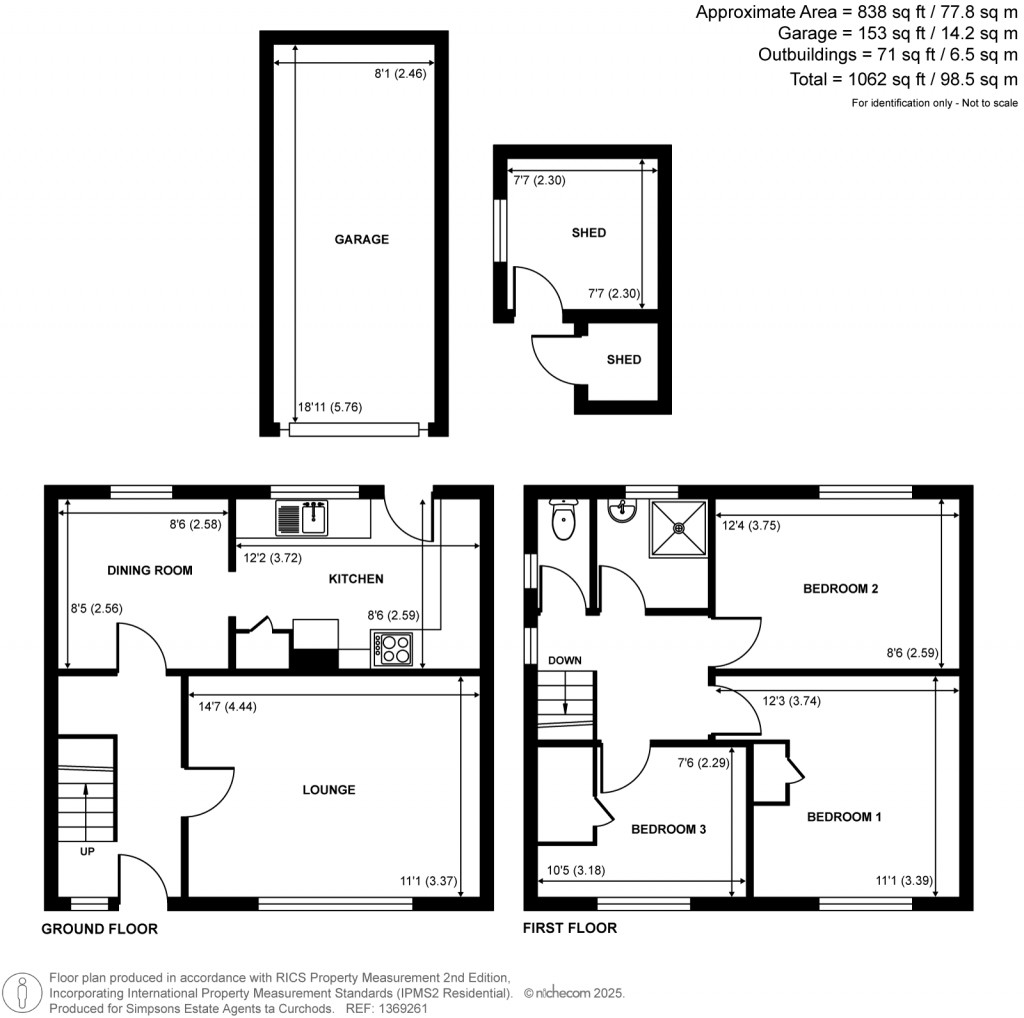 Floorplans For Lime Grove, Addlestone, Surrey