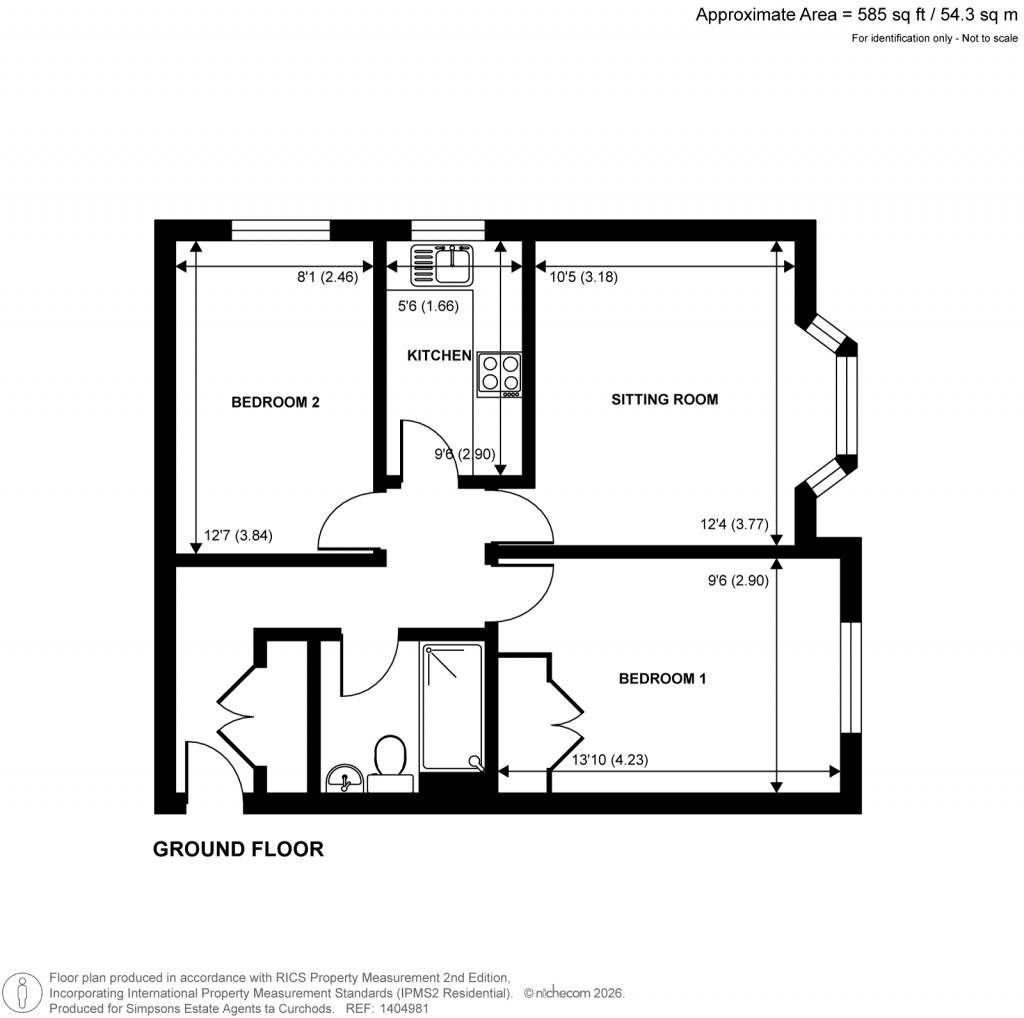 Floorplans For Knaphill, Woking, Surrey