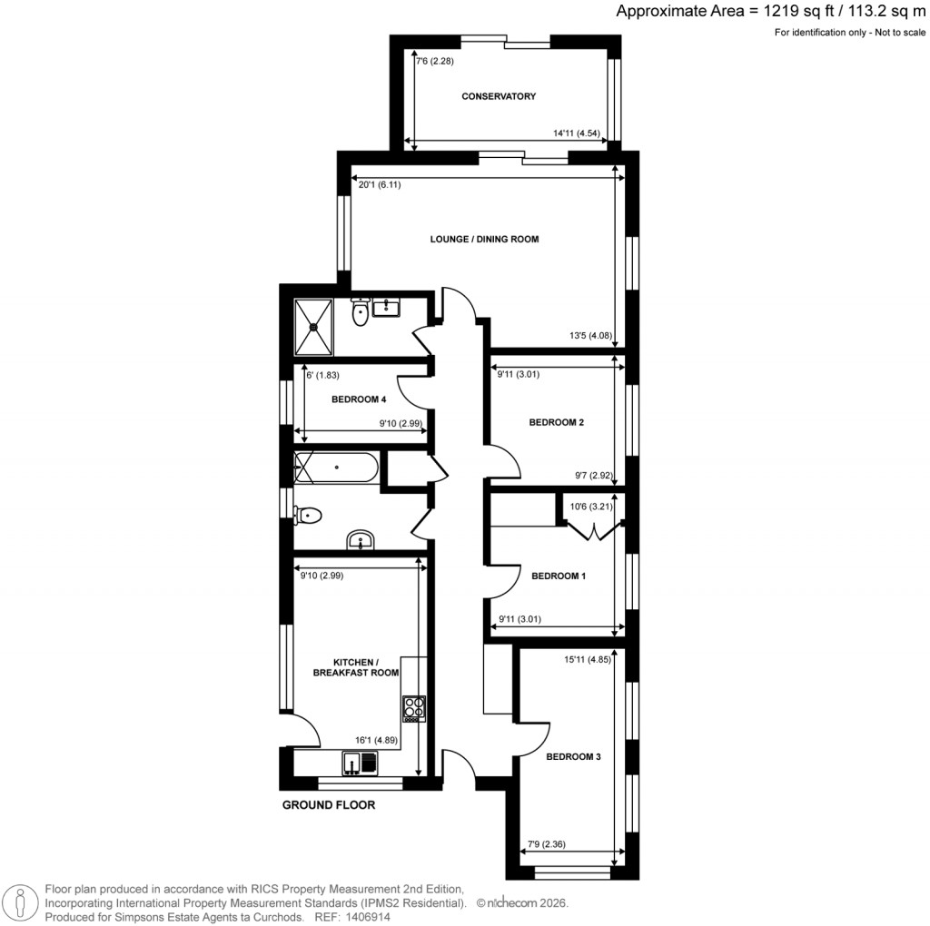 Floorplans For Pinewood Grove, New Haw, Surrey