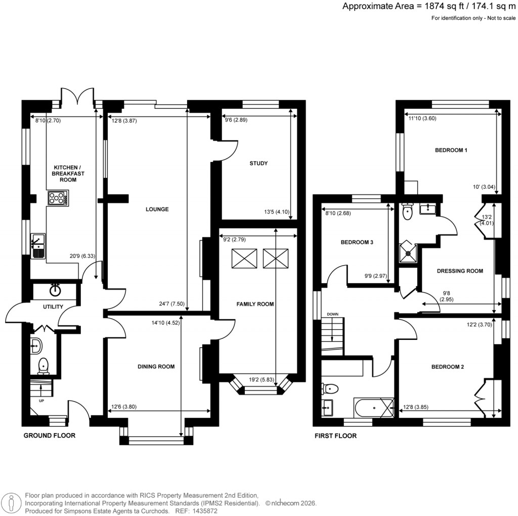 Floorplans For Addlestone, Surrey