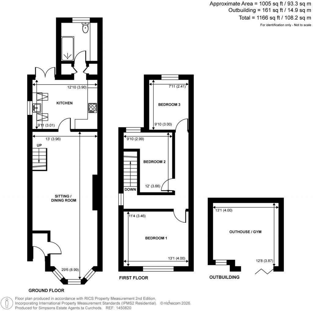 Floorplans For Chertsey Road, Addlestone, Surrey