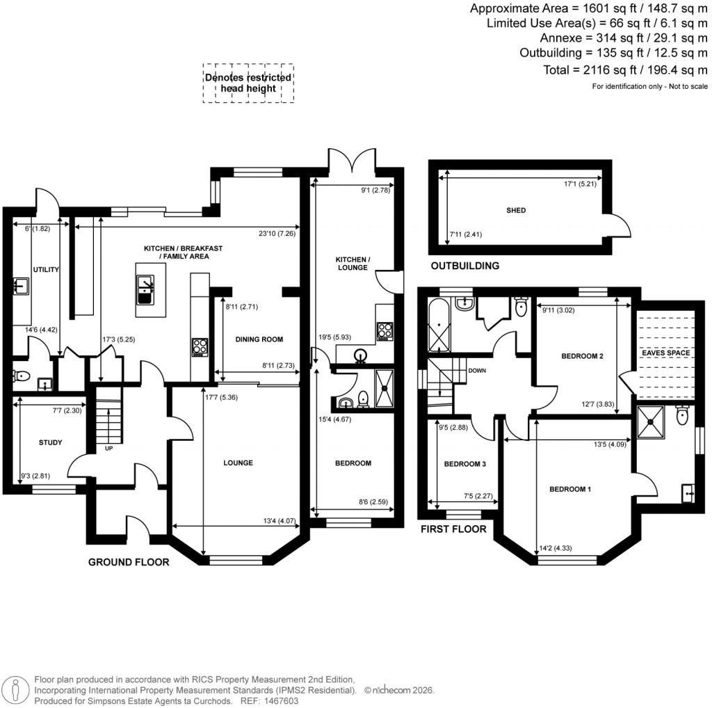 Floorplans For Woodham Park Road, Woodham, Surrey