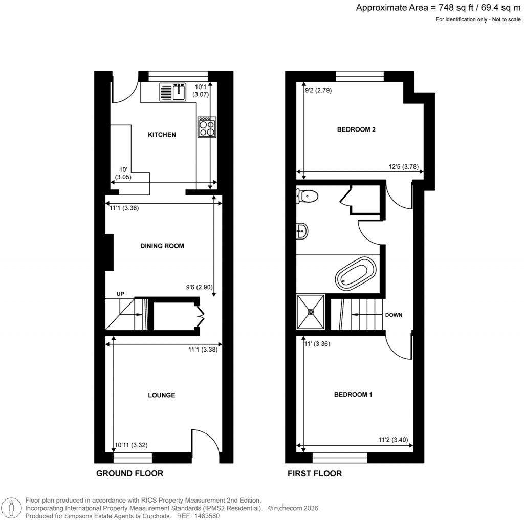 Floorplans For Alexandra Road, Addlestone, Surrey