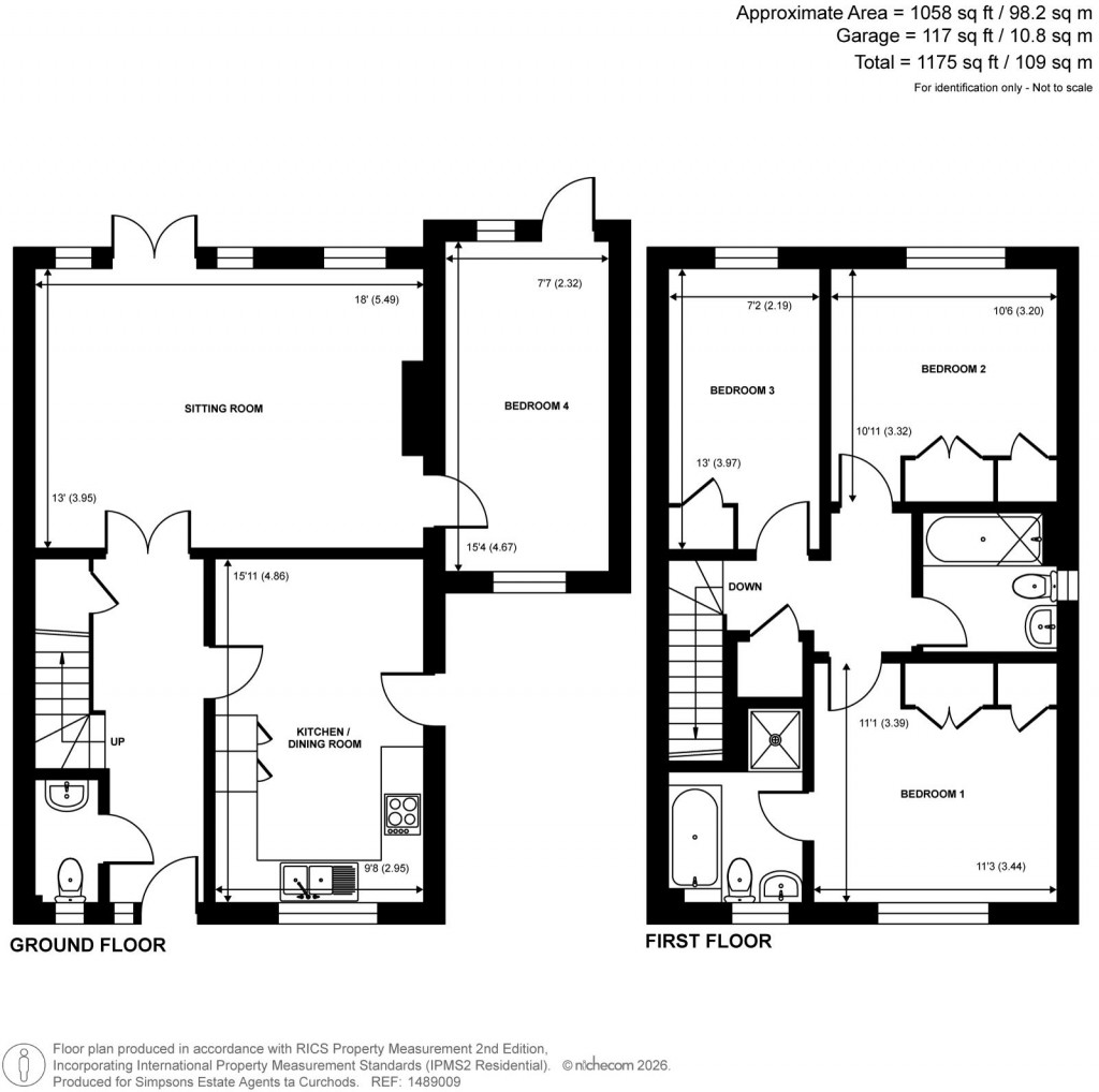 Floorplans For Church Road, Byfleet, Surrey