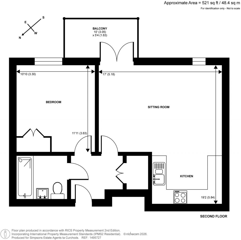 Floorplans For Hawker Drive, Addlestone, Surrey