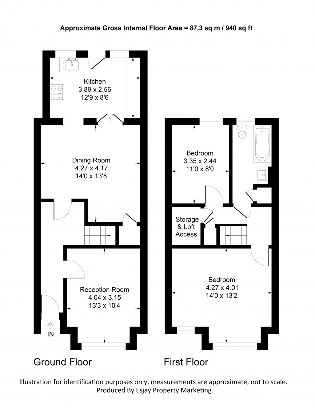 Floorplans For Beech Grove, New Malden, Surrey