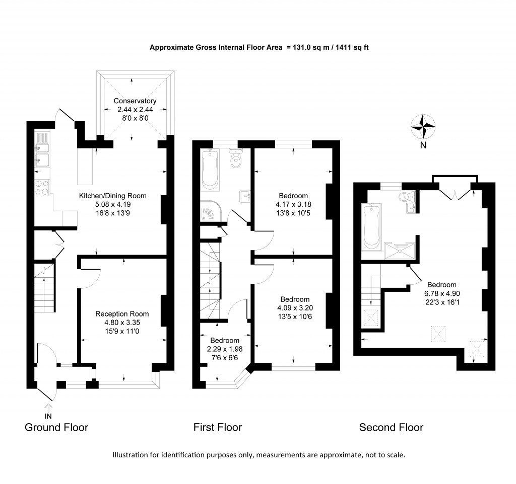 Floorplans For Kings Avenue, New Malden, KT3