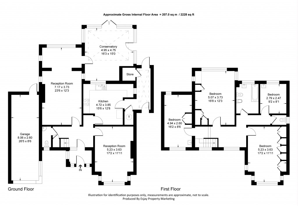 Floorplans For Bodley Road, New Malden, Surrey