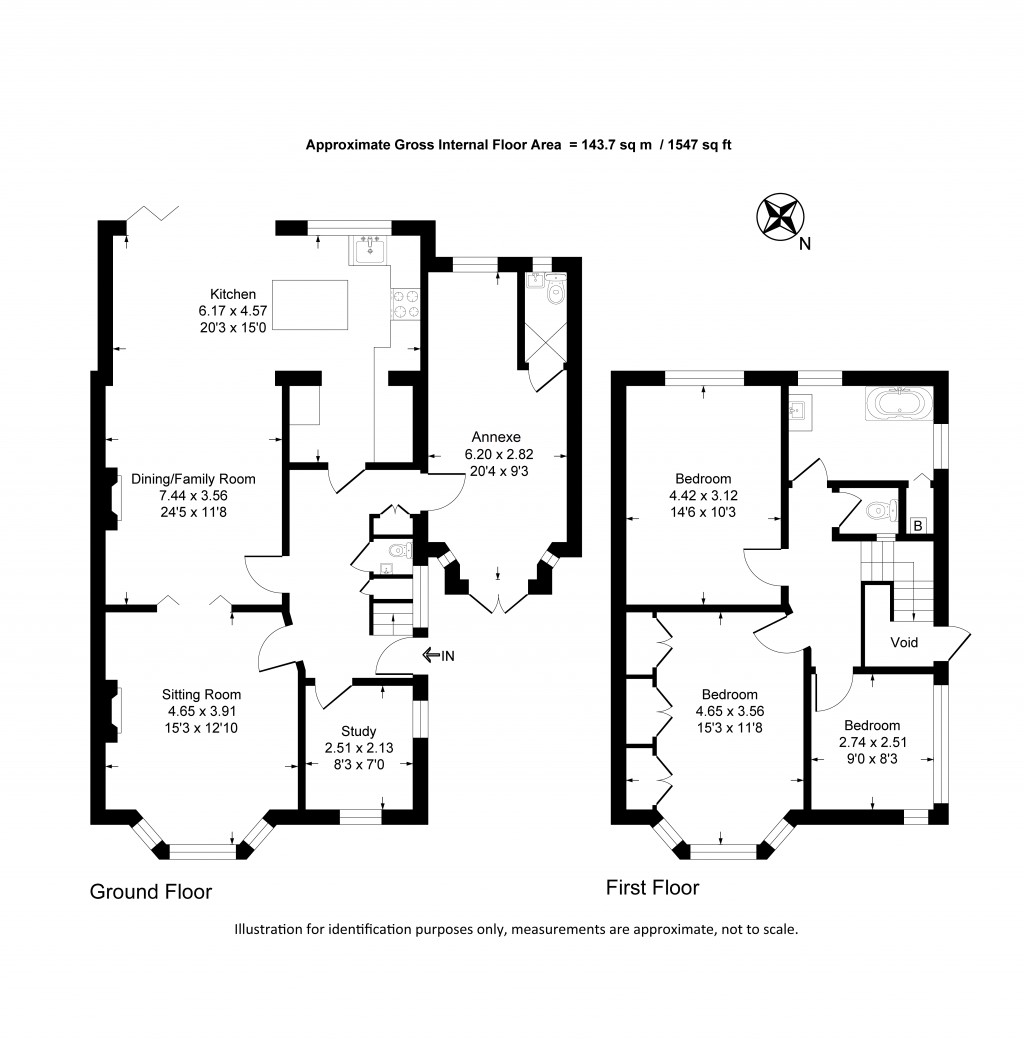 Floorplans For Holmsley Close, New Malden, Surrey
