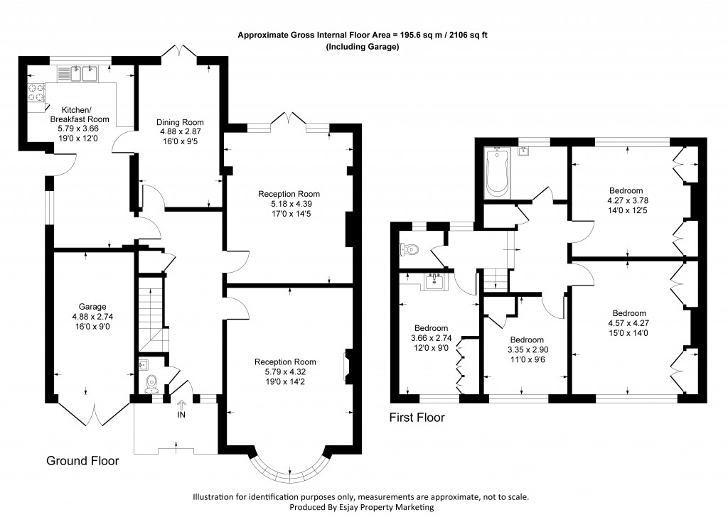 Floorplans For Bodley Road, New Malden, Surrey