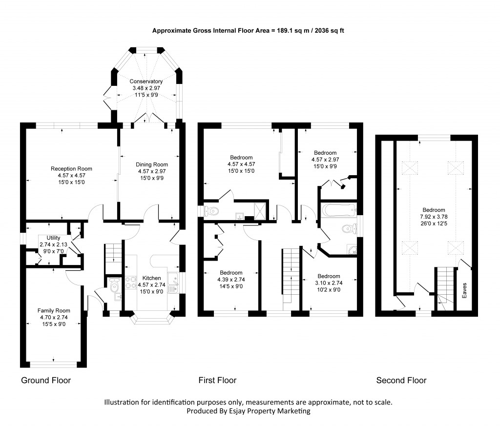 Floorplans For Nelson Road, New Malden, KT3