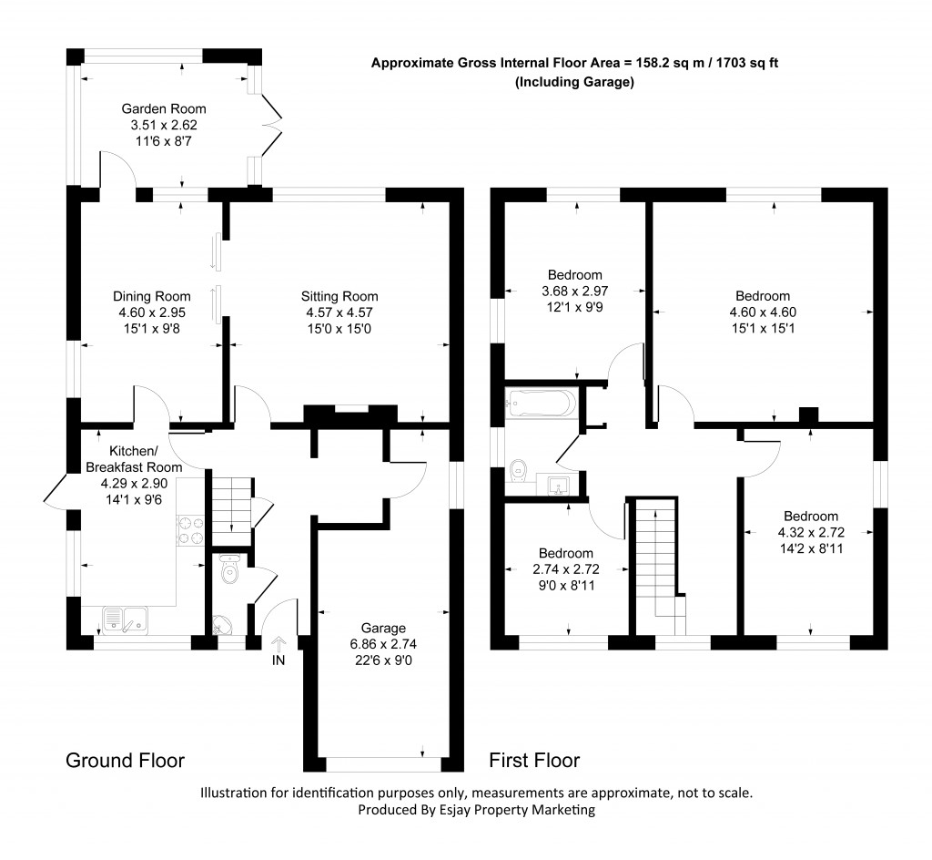 Floorplans For Nelson Road, New Malden, KT3