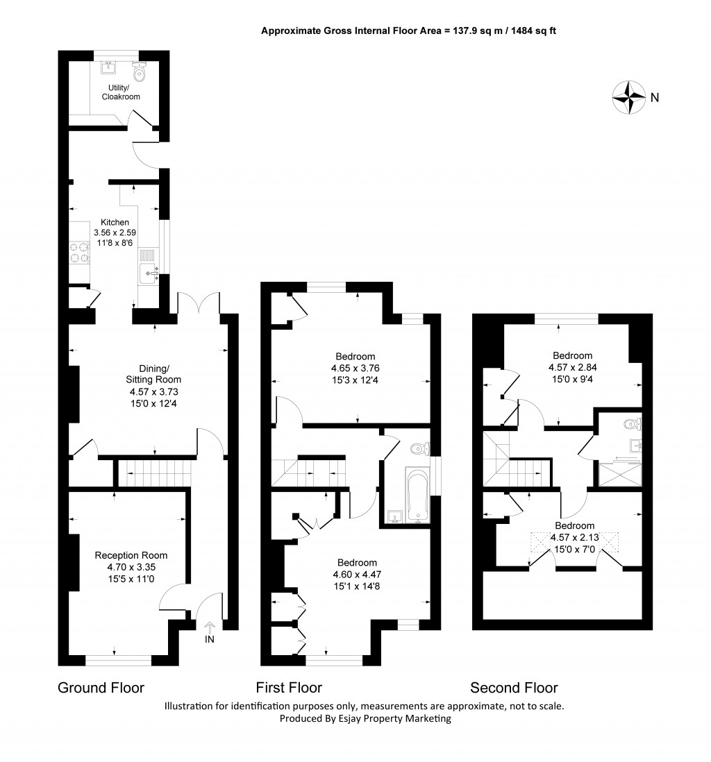 Floorplans For Mount Road, New Malden, KT3