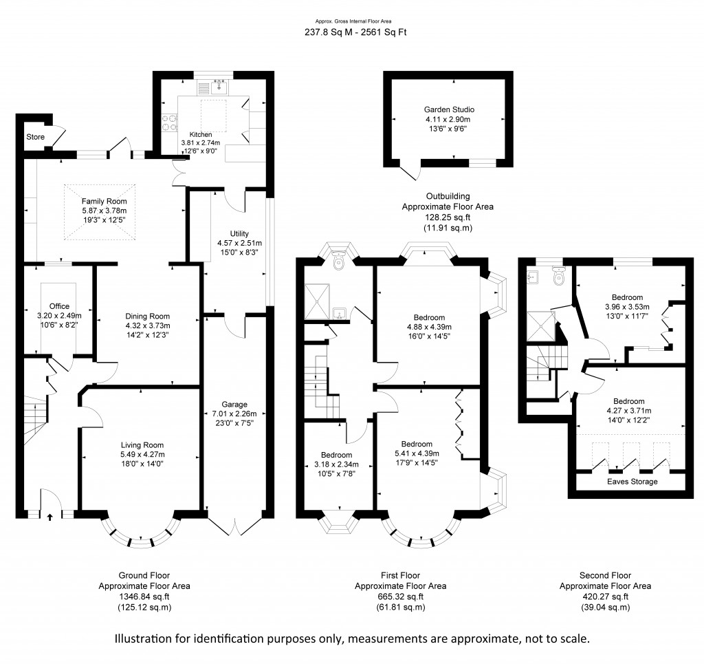 Floorplans For Buxton Drive, New Malden, Surrey