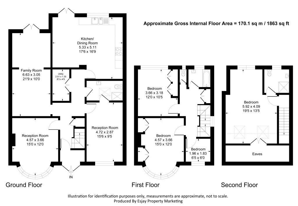 Floorplans For Blakes Lane, New Malden, Surrey