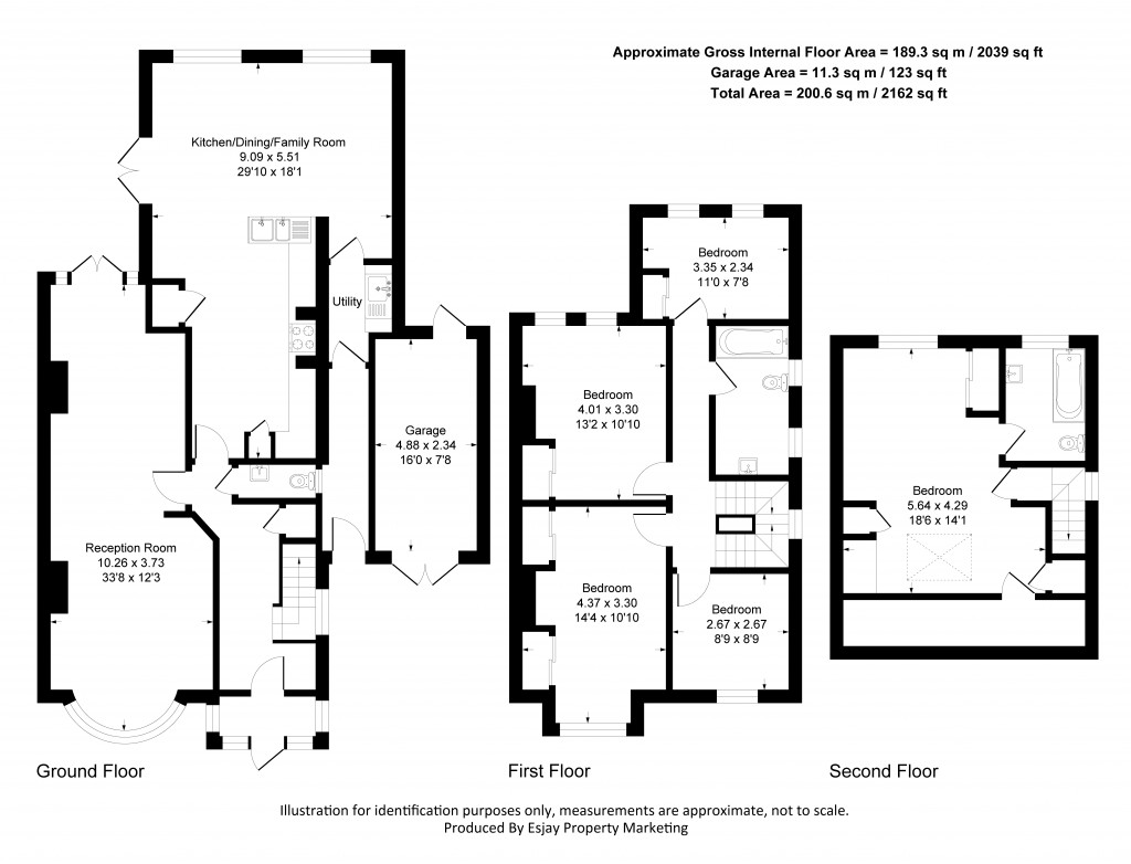 Floorplans For Alric Avenue, New Malden, Surrey