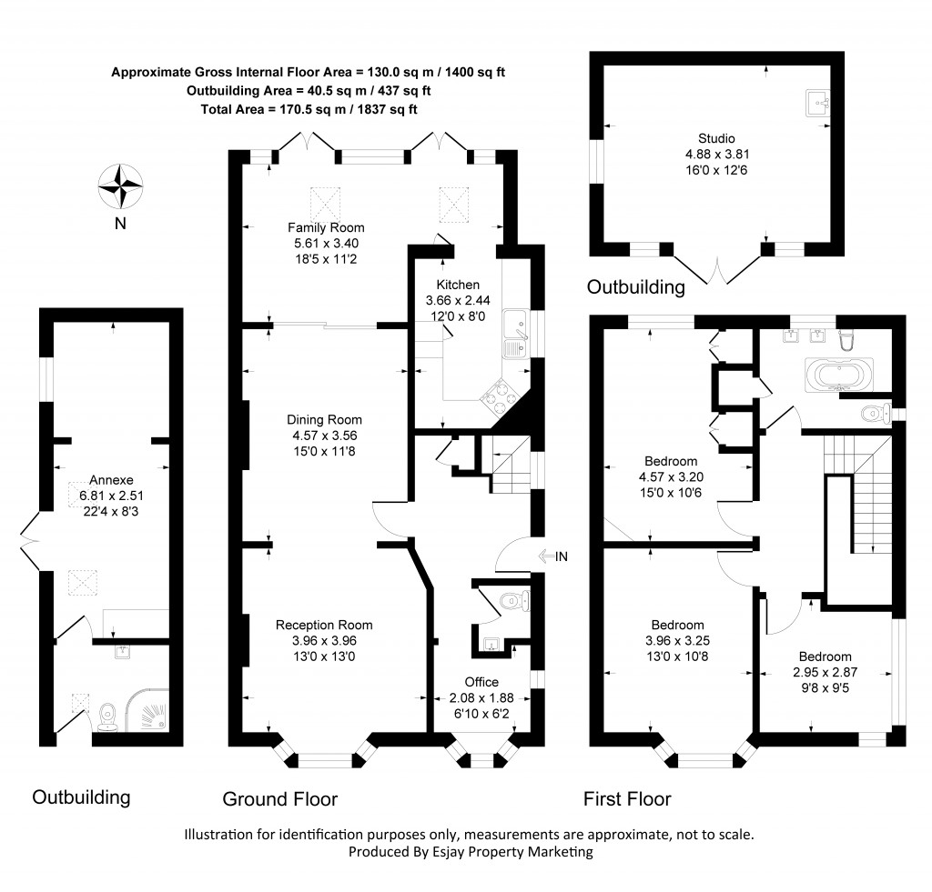 Floorplans For Motspur Park, New Malden, Surrey
