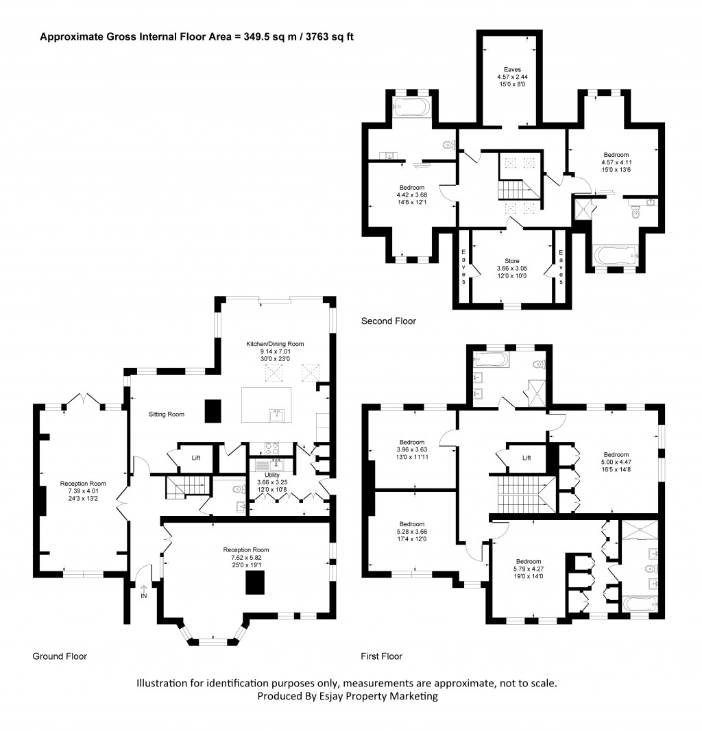 Floorplans For Thetford Road, New Malden, Surrey