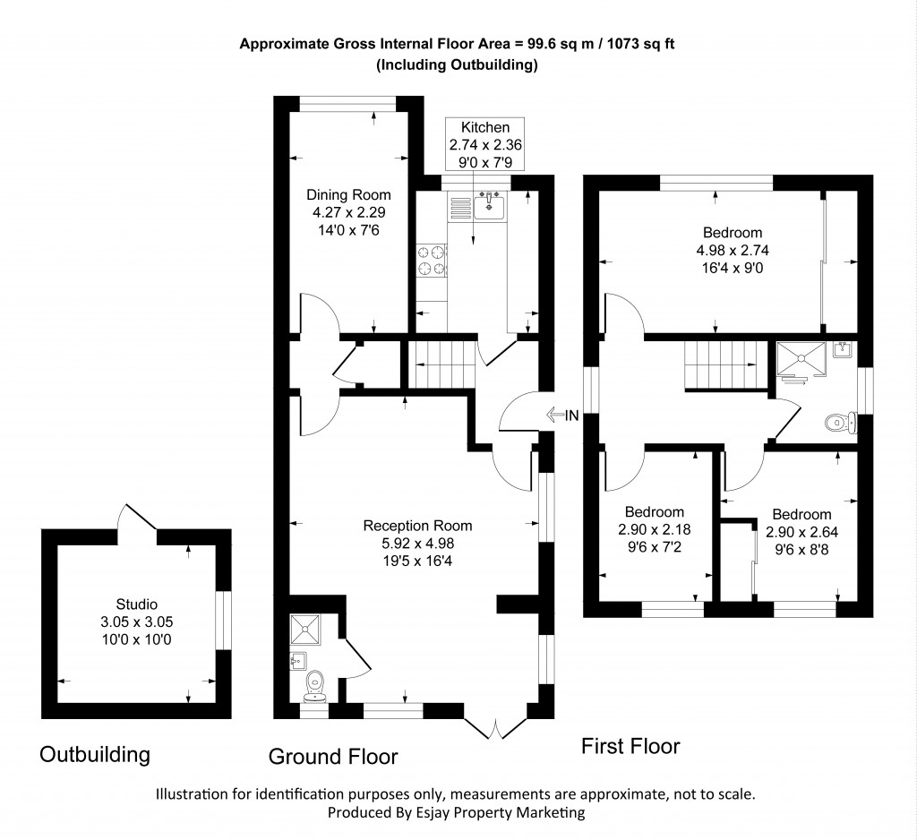 Floorplans For California Road, New Malden, Surrey