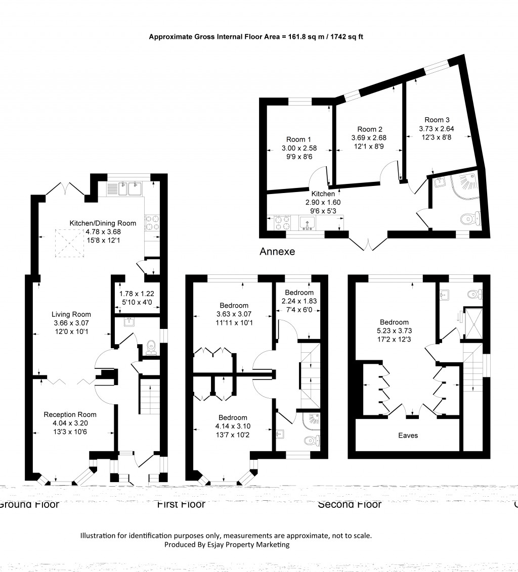 Floorplans For Bargate Close, New Malden, Surrey