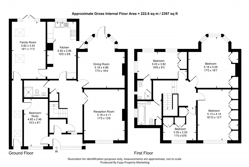 Floorplans For Cambridge Avenue, New Malden, Surrey