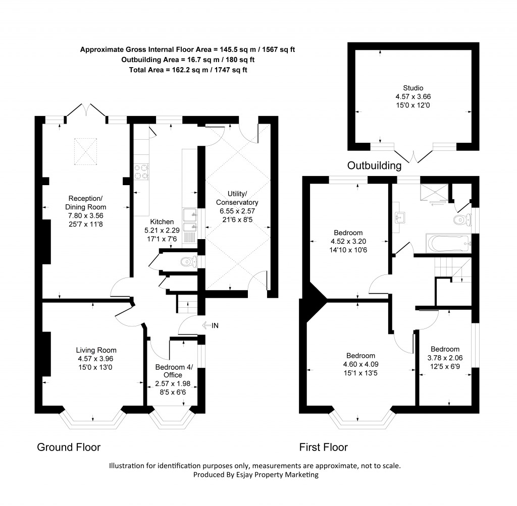 Floorplans For Lawrence Avenue, New Malden, KT3