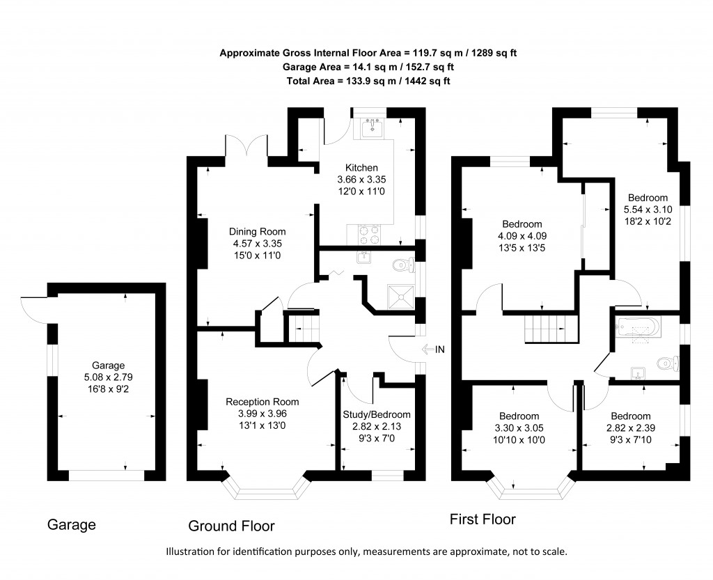 Floorplans For Knightwood Crescent, New Malden, Surrey
