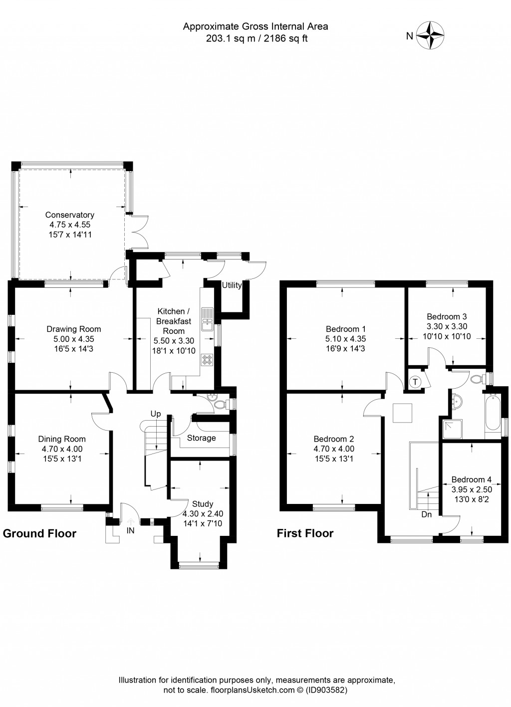 Floorplans For Coombe Road, New Malden, KT3