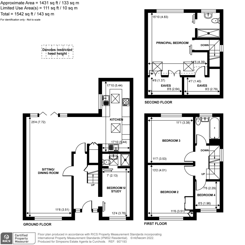 Floorplans For Poplar Gardens, New Malden, KT3