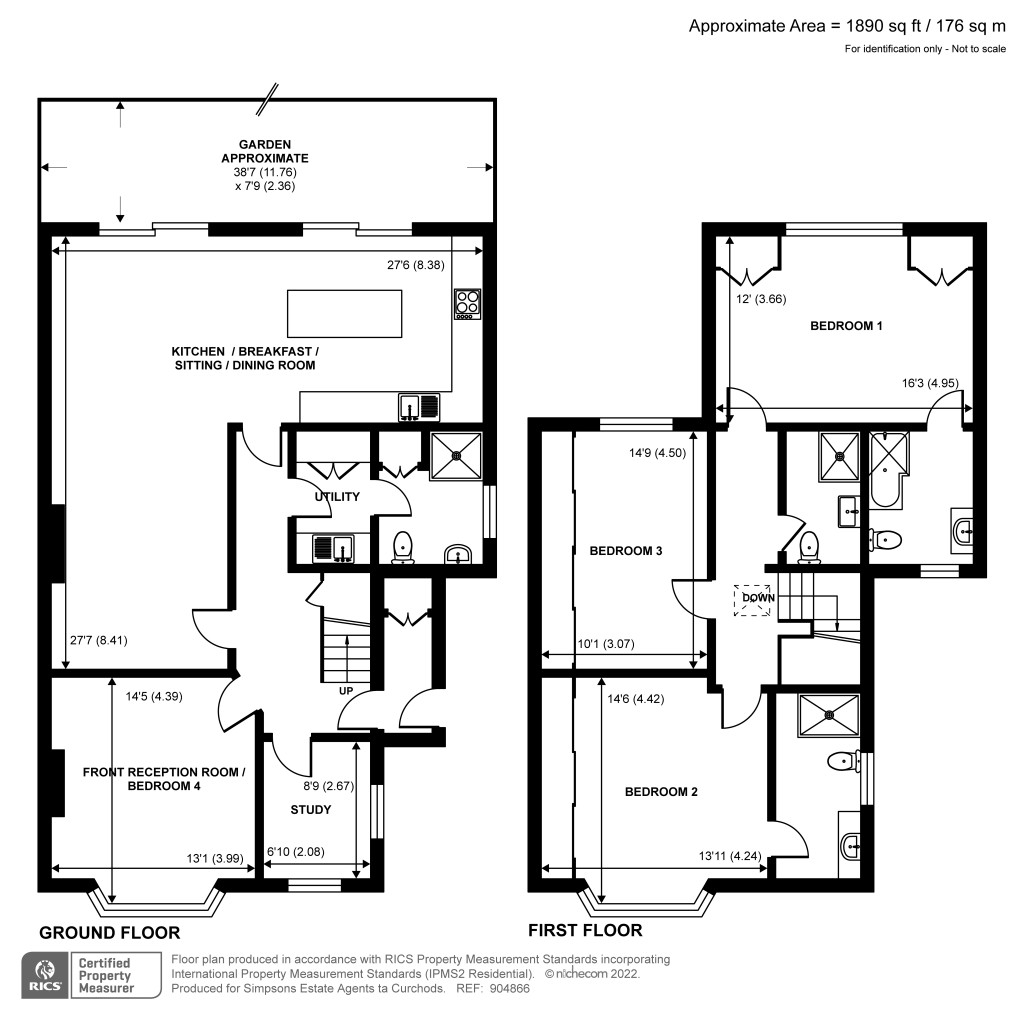 Floorplans For Appleton Gardens, New Malden, KT3