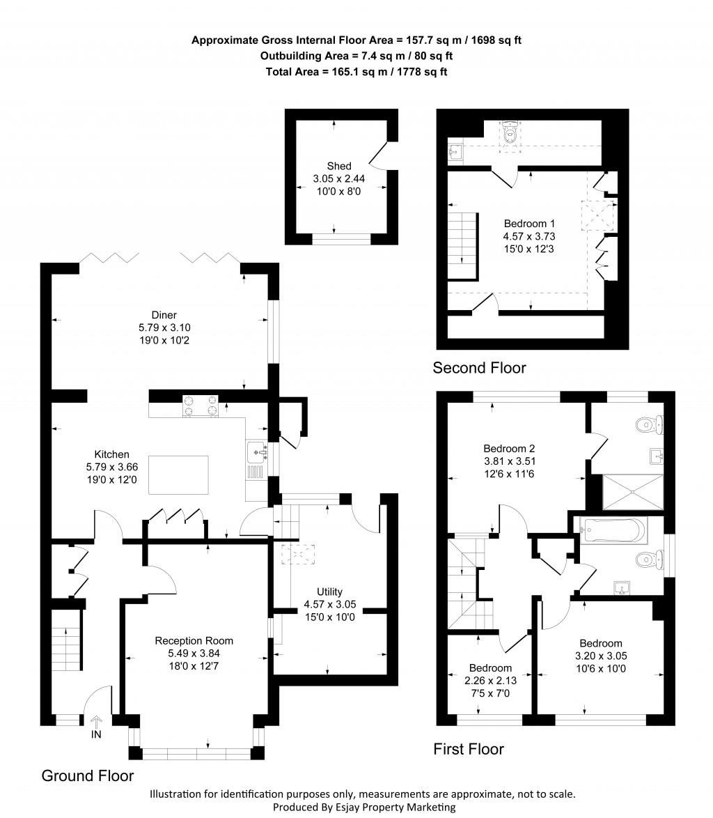 Floorplans For Malden Hill Gardens, New Malden, Surrey
