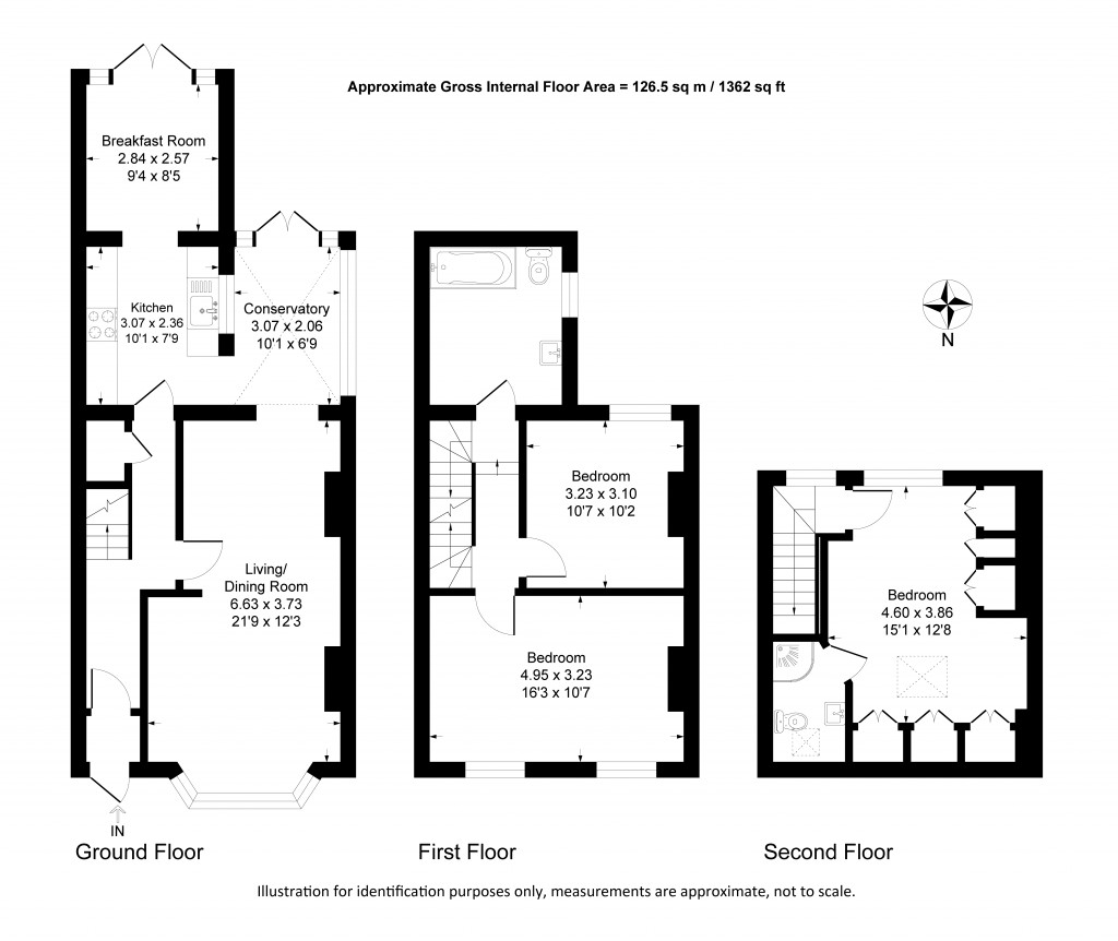 Floorplans For Raby Road, New Malden, Surrey