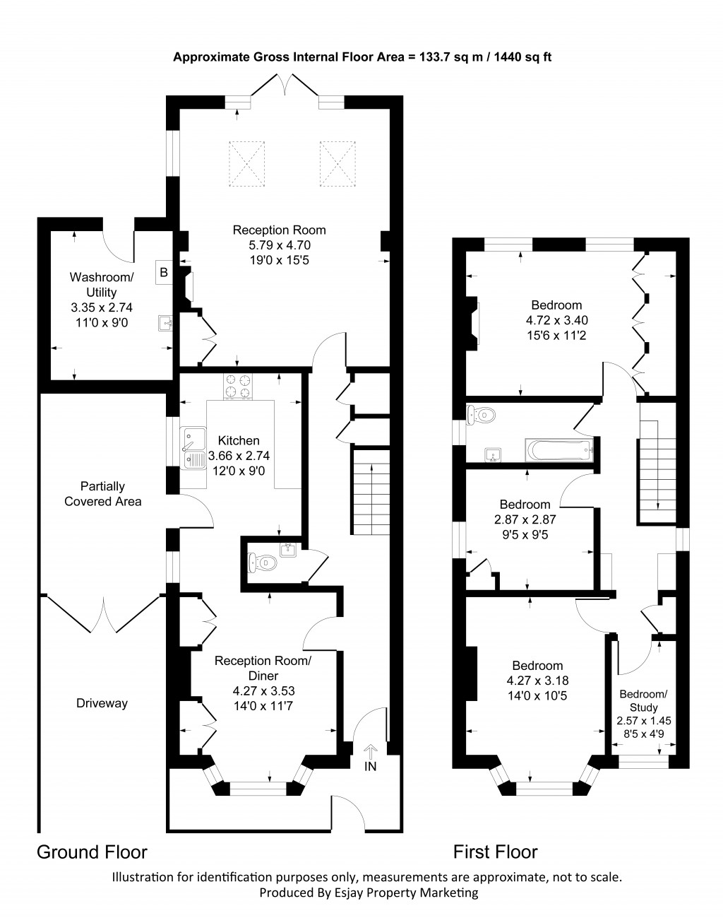 Floorplans For Elm Road, New Malden, Surrey
