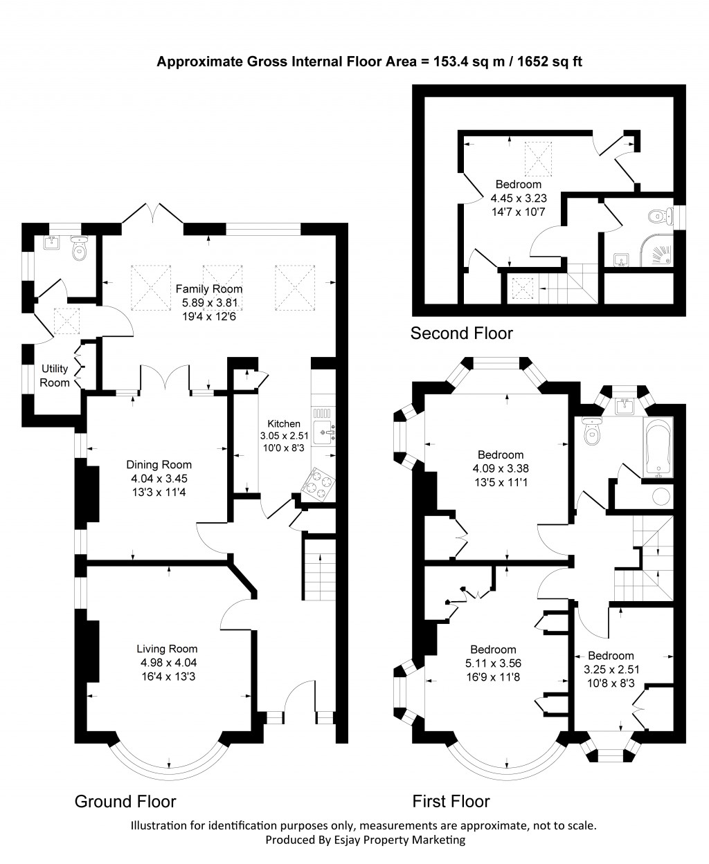 Floorplans For Cromford Way, New Malden