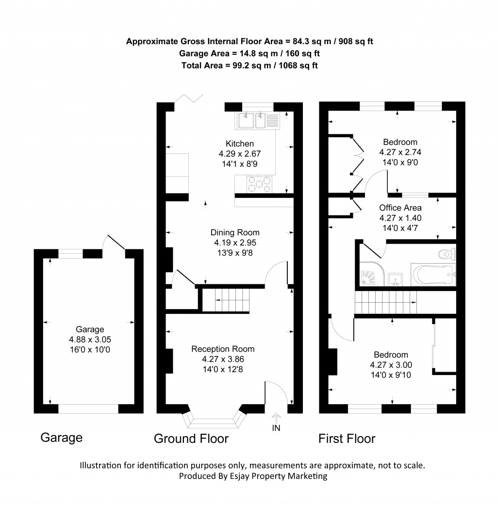 Floorplans For Grafton Road, New Malden, Surrey