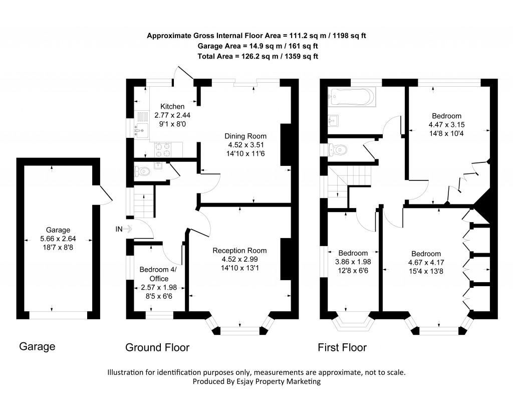 Floorplans For Romney Road, New Malden, Surrey