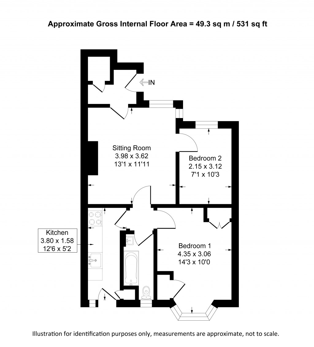 Floorplans For Barnard Gardens, New Malden, Surrey