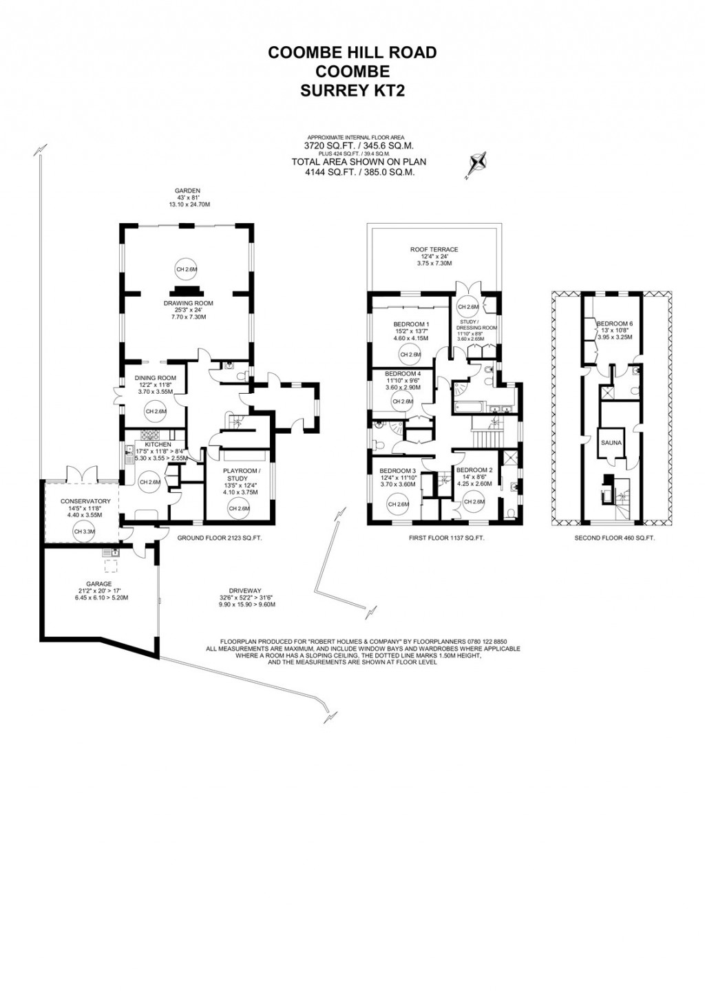 Floorplans For Coombe Hill Road, Kingston Upon Thames