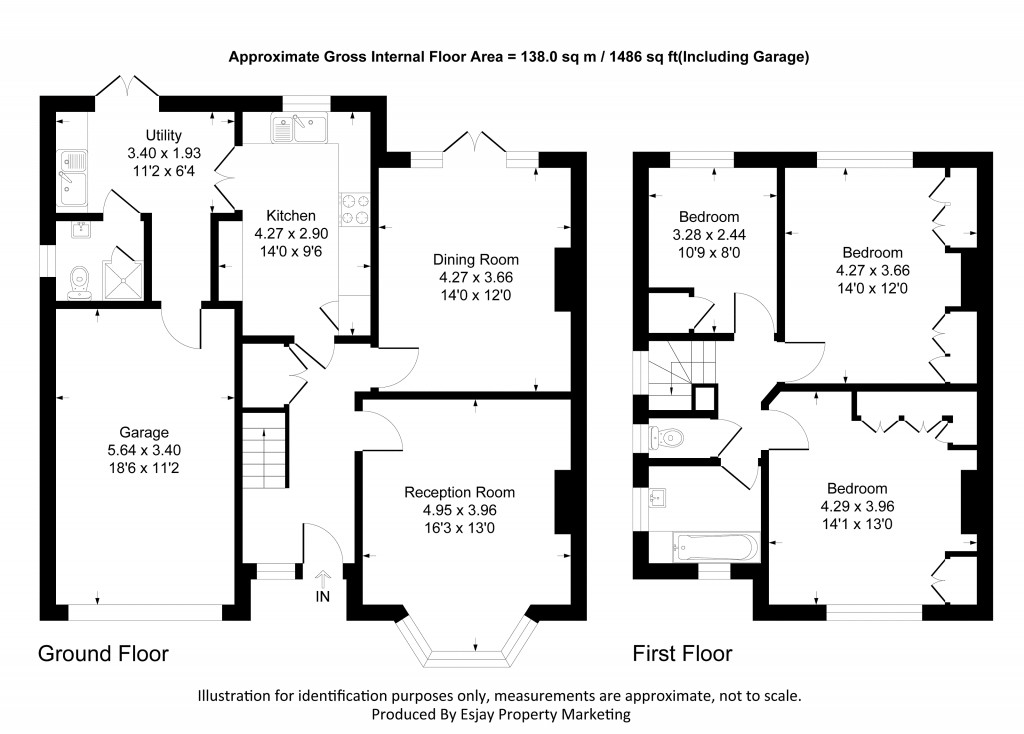 Floorplans For Fullbrooks Avenue, Old Malden, KT4