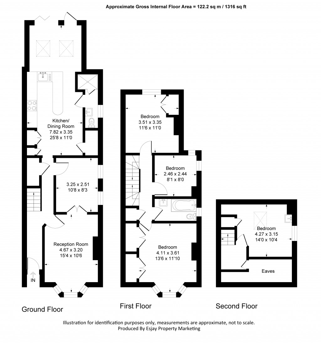 Floorplans For Penrith Road, New Malden, KT3