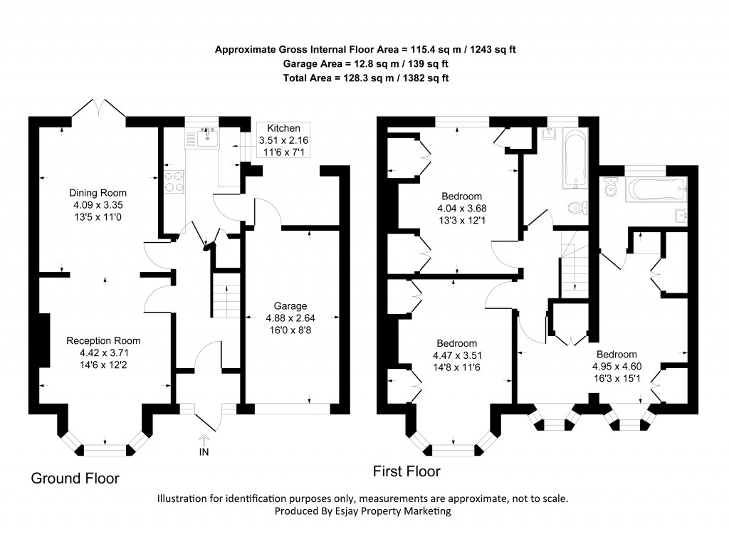 Floorplans For Woodside Road, New Malden, KT3