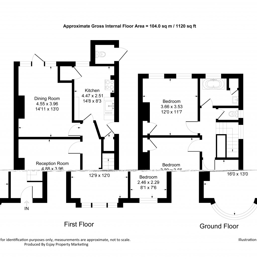 Floorplans For Hoppingwood Avenue, New Malden, KT3