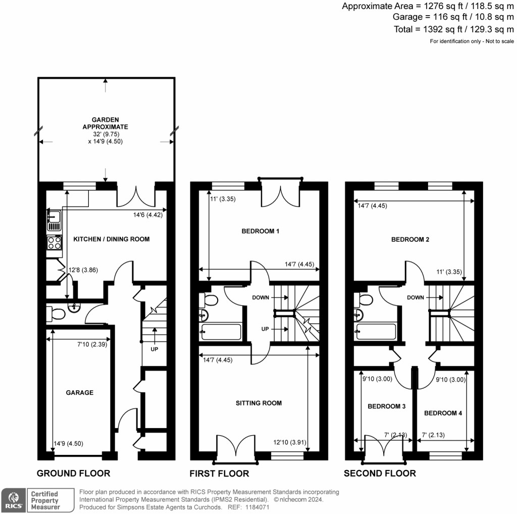 Floorplans For Boyd Close, Kingston Upon Thames, KT2